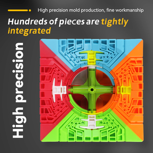 QIYI Hàng Mới Về Đồ Chơi Giải Đố Chống Căng Thẳng Chuyên Nghiệp Không Nhãn Dán Khối Lập Phương Ma Thuật Tốc Độ 10 Lớp - Product Image 4