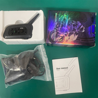 Système d'intercom audio pour casque V6 Plus, écouteurs sans fil pour moto, intercomunicacao para capacete de motocicleta