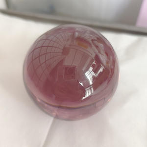 Perles en zircone cubique (CZ) de 50 mm, forme sphère/boule, couleur rose, sans trou, pour présentation - Product Image 3