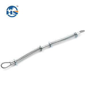 สายเคเบิลเพื่อความปลอดภัยสำหรับอุปกรณ์เพาะเลี้ยงสัตว์น้ำเหล็กกล้าคาร์บอนหรือ SS สำหรับเชื่อมต่อท่อกับท่อหรือท่อกับเครื่องมือ - Product Image 3