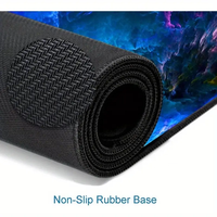 XXL Custom Branded Mouse Pad Factory High Quality Gaming Mouse Pad Big PC Desk Pad Stitched Sublimation Logo Mousepad