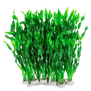 10 adet plastik akvaryum bitkileri süslemeleri yapay deniz yosunu su bitkileri yapay balık <span class=keywords><strong>tank</strong></span>ı bitkiler - Product Image 1