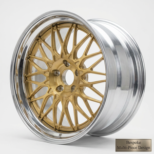 Nuevas llantas de aluminio forjado multpieza escalonadas de lujo con diseño cóncavo profundo para coches deportivos, estilo posventa, ligeras y de billet. - Product Image 1