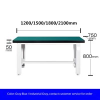 Banc de travail ESD électrique, profil en aluminium robuste, banc de réparation mobile de laboratoire avec étau pour l'école et l'hôpital