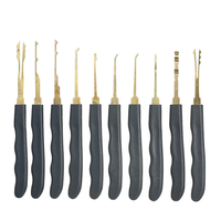 Kit d'outils de serrurerie universel transparent noir pour la pratique avec serrures visibles
