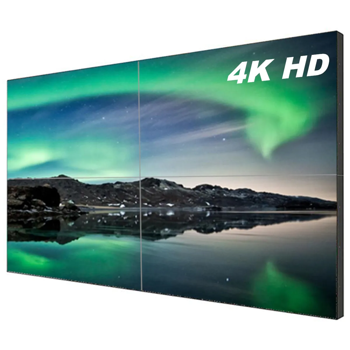 46 55 Inch 4K Hdmi Videowall Display Controller Set 2x3 Lcd Video Wall Procesador Tv Mount Bracket Vertical Advertising Screens