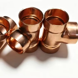 Raccords en T en cuivre pour climatisation et réfrigération, pour tuyaux de diamètre petit et moyen, prix de vente directe - Product Image 1