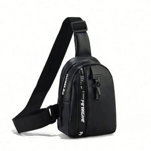 Sac de poitrine classique en cuir PU, design tendance, sac bandoulière décontracté pour femme, sac banane - Product Image 3