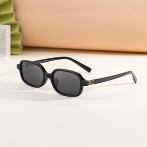 Lunettes de soleil carrées pour femmes Ks-3917, monture noire en TR, verres TAC, protection UV400, type 3, pare-soleil, mode extérieure - Product Image 1