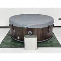 Bain à remous gonflable moderne en PVC pour extérieur, 10 jets de massage, portable, à bulles, écologique, GECKO Control 2-6 places, vente en gros