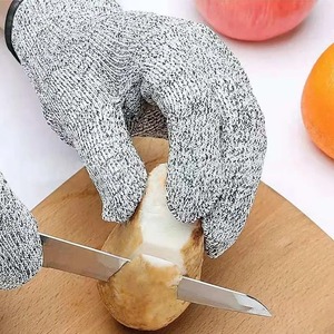 Level 5 Cut Proof Stab Resistant Wire Metal Glove Kitchen Butcher Cuts Gloves for Oyster Shucking <b>Fish</b> Gardening Gloves - Product Image 3