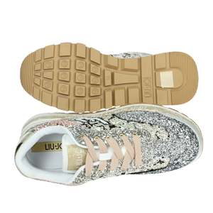Baskets Liu-Jo Donna Amazing 26 Argento Silver Glitter Style plateforme - Product Image 6