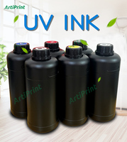 Artiprint Low Odor AB Film Dédié Neutre UV Durcissement Encre pour UV Crystal Label XP600 I3200 Series Roll-to-Roll Imprimante Nouveau DX7