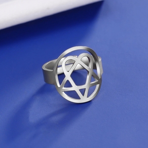 เครื่องประดับ UM-Jewelry ชุบทอง 18K สแตนเลสสตีล รูปหัวใจ ดาว ดาวห้าแฉก สไตล์วินเทจ ของขวัญแต่งงานสำหรับทุกเพศ เครื่องประดับแฟชั่น - Product Image 6