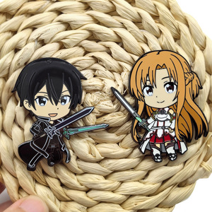 Pins de Metal Esmaltado de Alta Calidad de 6 cm en 2 Colores para los Fans de <span class=keywords><strong>Sword</strong></span> <span class=keywords><strong>Art</strong></span> <span class=keywords><strong>Online</strong></span> como Regalo - Product Image 2