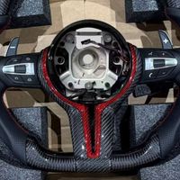 Volant en fibre de carbone personnalisé pour BMW F30 F10 F20 F32 F36 F22 F11 F82 F15 F31 M4 M5 F90 F80 M3 X5 F15 F06 535i
