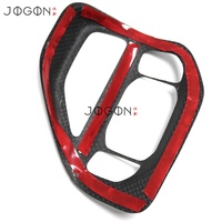 Cadre de bouton de mode de conduite en fibre de carbone pour Ram 1500 TRX Off-Road 2019 2020 2021 2022 2023 2024, accessoires intérieurs en fibre de carbone véritable