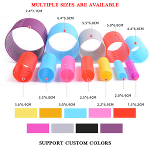 Vente directe d'usine Rouleaux à cheveux en plastique de 15 mm de diamètre Petite taille Rouleaux à cheveux magnétiques avec épingles - Product Image 6