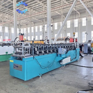 Máquina Automática de Formación de Paneles Servoaccionados con Motor de Caja de Cambios, PLC y Rodamientos para Estantes Metálicos de Supermercados - Product Image 4