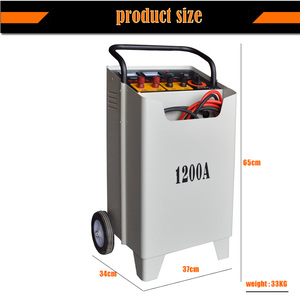 เครื่องชาร์จด่วนแบบพกพา 1200A สําหรับรถยนต์ การชาร์จแบตเตอรี่ลิเธียมตะกั่วกรด - Product Image 5