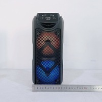Mini USB Havuz Woofer'ı TF RGB LED Ev Sineması Açık Hava Boombox Hoparlör Subwoofer AM/FM Radyo Taşınabilirlik Kablosuz