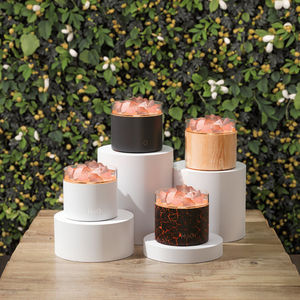 Difusor de Aceites Esenciales USB de 160 ml con Piedra de Sal de Cristal, Difusor de Aroma con Llama 3D, Luz LED de 7 Colores, Humidificador Doméstico con Simulación de Fuego - Product Image 3