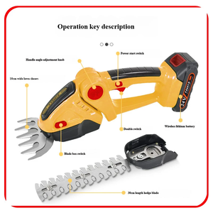 <span class=keywords><strong>Taille</strong></span>-haie électrique rechargeable, <span class=keywords><strong>petit</strong></span> <span class=keywords><strong>taille</strong></span>-haie domestique pour arbres à thé, <span class=keywords><strong>taille</strong></span>-haie sans fil portable pour l'élagage de jardin - Product Image 4