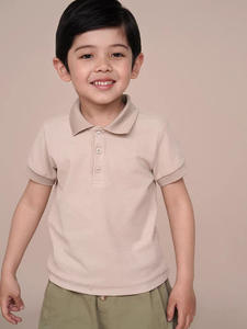 Verano 100% algodón 220 GSM impresión Digital personalizada Logo manga corta Dry Fit niños Polo camisa uniformes escolares - Product Image 4