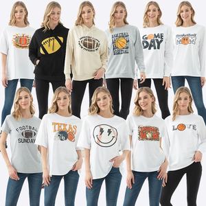 2024 nueva camiseta personalizada pulóver con capucha fútbol béisbol baloncesto gráfico Gameday temporada ropa de algodón pesado - Product Image 1