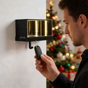 <b>Car</b> Garage Key Holder Key Organizer With Led Light <b>Car</b> Key Hanger Door Apartment Home Office Entryway <b>Car</b> Not Included - Product Image 6