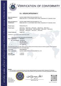 Combinaison de <span class=keywords><strong>pompier</strong></span> en polypropylène résistant à <span class=keywords><strong>la</strong></span> chaleur, uniforme de sauvetage en kaki/bleu marine/orange - Product Image 4