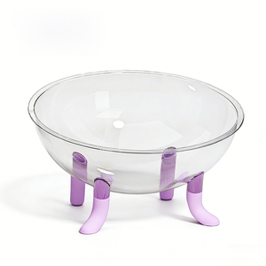 <span class=keywords><strong>Lit</strong></span> <span class=keywords><strong>pour</strong></span> chat en forme de capsule spatiale, moderne, minimaliste, en plastique transparent, écologique, léger, facile à nettoyer, meubles surélevés <span class=keywords><strong>pour</strong></span> chat d'intérieur - Product Image 4