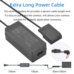 Batería Ficticia KingMa LP-E17 Completamente Decodificada con Adaptador de Corriente para Canon <span class=keywords><strong>EOS</strong></span> <span class=keywords><strong>RP</strong></span> M3 M5 750D 760D 800D - Product Image 4