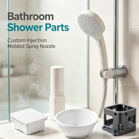 Composants d'électroménager OEM de haute qualité en plastique moulé par injection : Tête de douche, boîtier de lampe, abat-jour, base d'équipement