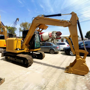 Excavatrice CAT 307 du Japon, mini-excavatrice de 7 tonnes, Caterpillar 307E2, excavatrice CAT d'occasion avec lame de remblaiement et pince hydraulique - Product Image 1