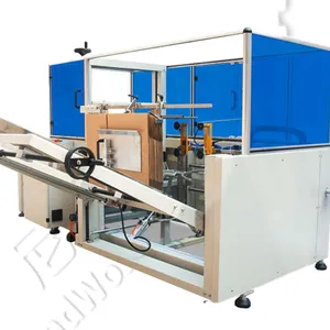 Leadworld Automatic Carton Molding Machine Case Carton Box Erecting Erector Machine