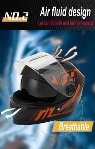 Casco de Motocicleta Integral Iron Man Smart Kyt <span class=keywords><strong>para</strong></span> Motocross con Visera - Product Image 4