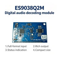 Amplificateur audio HIFI personnalisé, module de décodage audio numérique ES9038Q2M, DSD512 PCM768K