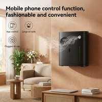 Diffuseur d'air intelligent électrique sans eau à double liquide, grande capacité, contrôlé par application WiFi, pour usage commercial et domestique, à fixation murale