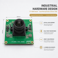 Module de caméra USB OEM 12MP IMX577 1/2.3" 4K 4056x3040 avec double micro et carte BSI pour systèmes de vision embarqués