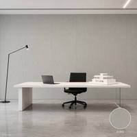 Panneau mural décoratif intérieur imperméable certifié CE, gris clair mat, vente en gros directe usine pour revêtement mural