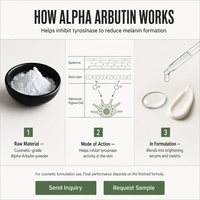 Hoge kwaliteit Alpha Arbutin cosmetische kwaliteit huidverlichtende Alpha Arbutin poeder met gratis samples te koop