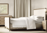 Nouvelle arrivée tissu de lit d'intérieur pour la maison meubles de salon Queen King Size lit en bois personnalisé