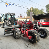 Système de nivellement laser pour tracteur, niveleuse hydraulique à 3 points avec lame de raclage et GPS pour le nivellement des terres agricoles