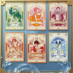 Tablero de Arte Anime One Piece, Tarjeta Coleccionable Personalizada, Personaje de <span class=keywords><strong>Manga</strong></span> Chino, Borde Dorado, Tablero Shikishi, Juego de Mesa, Decoración de Pared, Regalo - Product Image 5