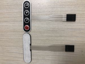 Bàn Phím Công Tắc Màng 4 Nút Dập Nổi Vật Liệu PET Mờ 0.13Mm Có Keo Dính - Product Image 5