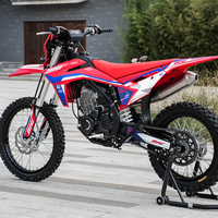 BEIHAI BHJ V2 4 temps refroidi par air Moto Cross 300cc Dirt Bike CB300 moteur 300cc moto tout-terrain