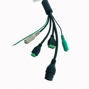 Wholesale custom waterproof security camera cable cctv terminal wiring harness assembly