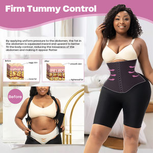 Po-Straffender und Hüftbetonender BBL-Miederhöschen Bauchkontrolle Colombianas Faja Para Mujer Post-Operativa Oberschenkel-Former Shapewear Kurz - Product Image 2