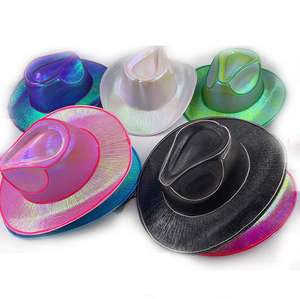 Красочная голографическая светодиодная ковбойская шляпа на Хэллоуин - Product Image 6